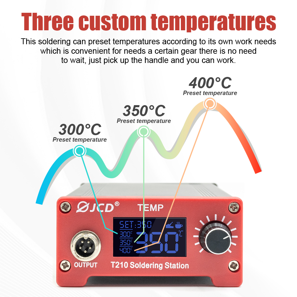 JCD-T210  US|EU Soldering station