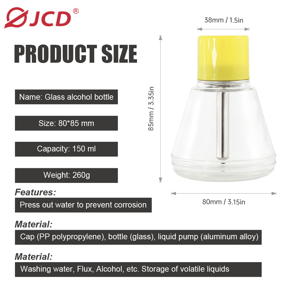 Push-type glass alcohol empty bottle 6974865232255