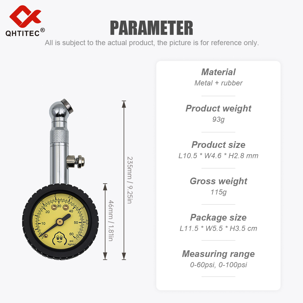 DP-702 High-precision tire pressure gauge   6974865226384