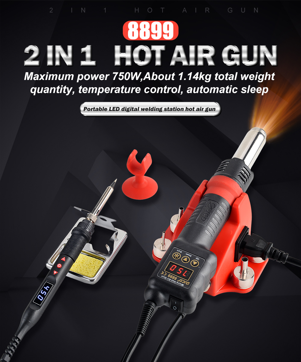8899-5-EU Hot air gun two in one  6974865217245