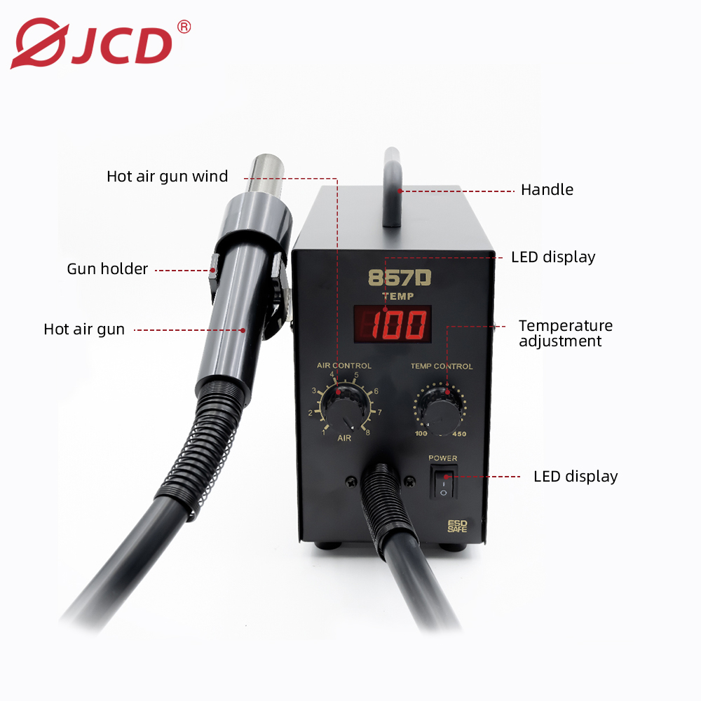 857D soldering station hot air gun 6974865216958