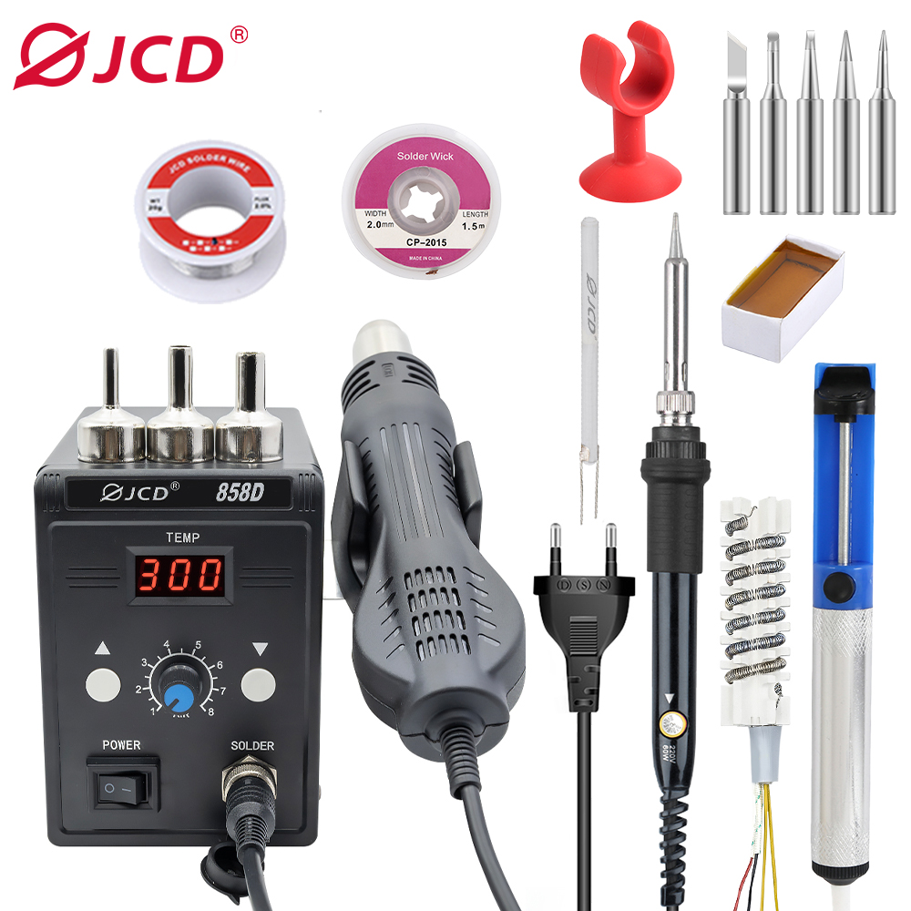 Q858DB10TK-BK Soldering station hot air gun 6974865222645/6974865222652/6974865222669/6974865222676