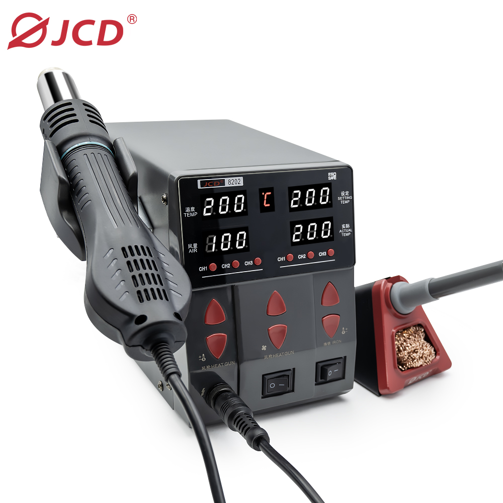 8202 Hot air gun and soldering iron two-in-one soldering station 6974865219676/6974865219683/6974865219690/6974865219706