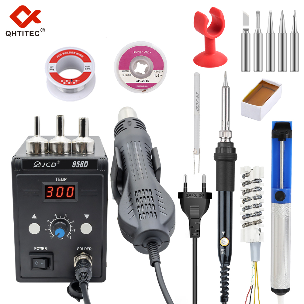 Q858DB10TK-BK Soldering station hot air gun 6974865222645/6974865222652/6974865222669/6974865222676