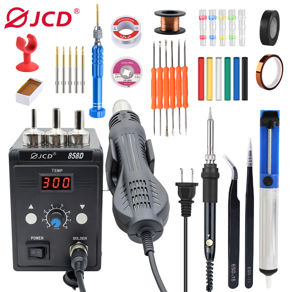 J858DB17TK-BK Soldering station hot air gun 6974865224939/6974865224946/6974865224953/6974865224960