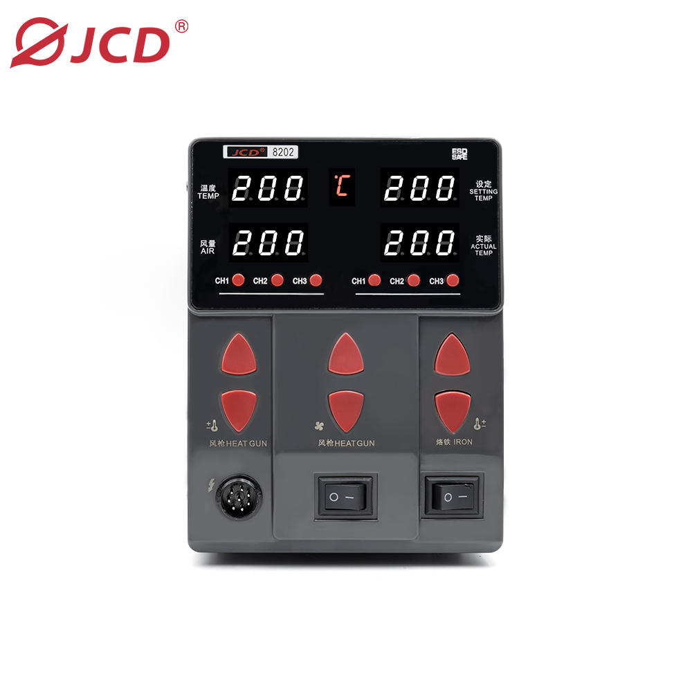 8202 Hot air gun and soldering iron two-in-one soldering station 6974865219676/6974865219683/6974865219690/6974865219706