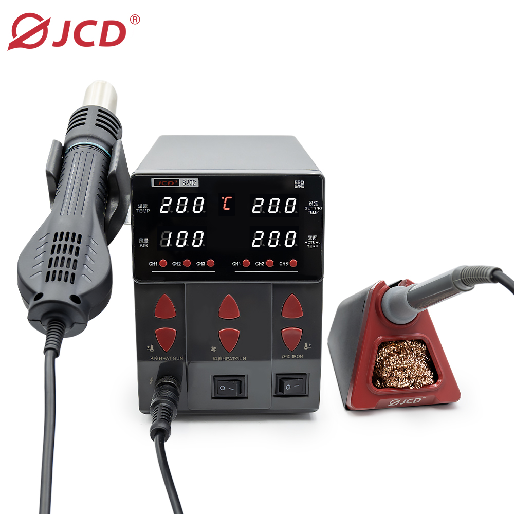8202 Hot air gun and soldering iron two-in-one soldering station 6974865219676/6974865219683/6974865219690/6974865219706
