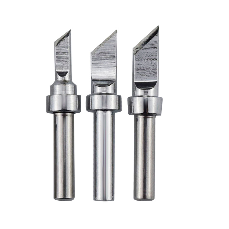 Quick 200 series soldering iron tip 90W high frequency soldering iron tip 203H soldering station Luo iron head 200-K knife head electric welding head  6974865200667
