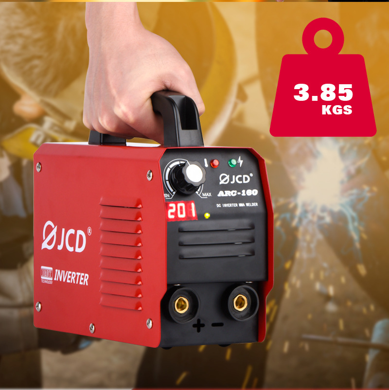 Electric welding machine 220V household small JCD-160A-1 DC dual voltage portable handheld all-copper mini fully automatic welding machine 6974865203545