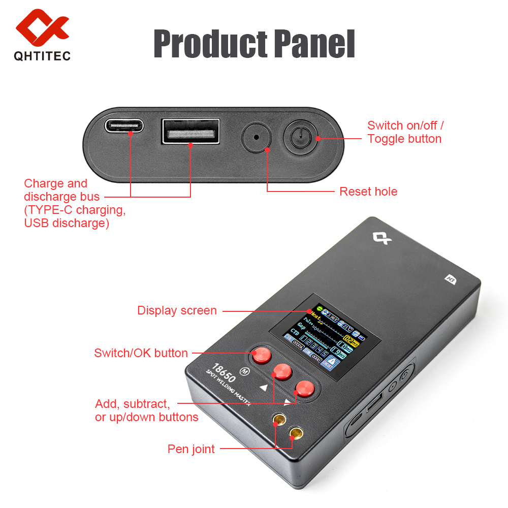 H3 Portable intelligent color screen spot welding machine 6974865243343