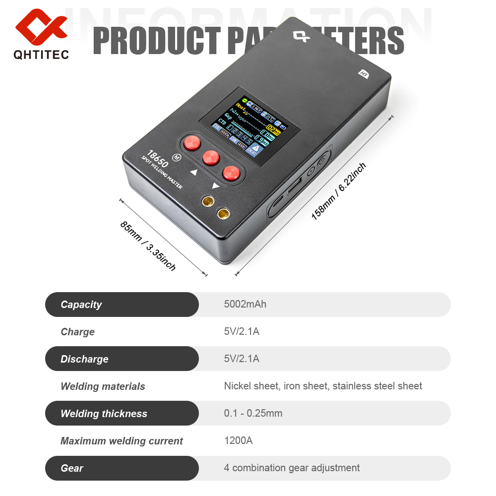 H3 Portable intelligent color screen spot welding machine 6974865243343