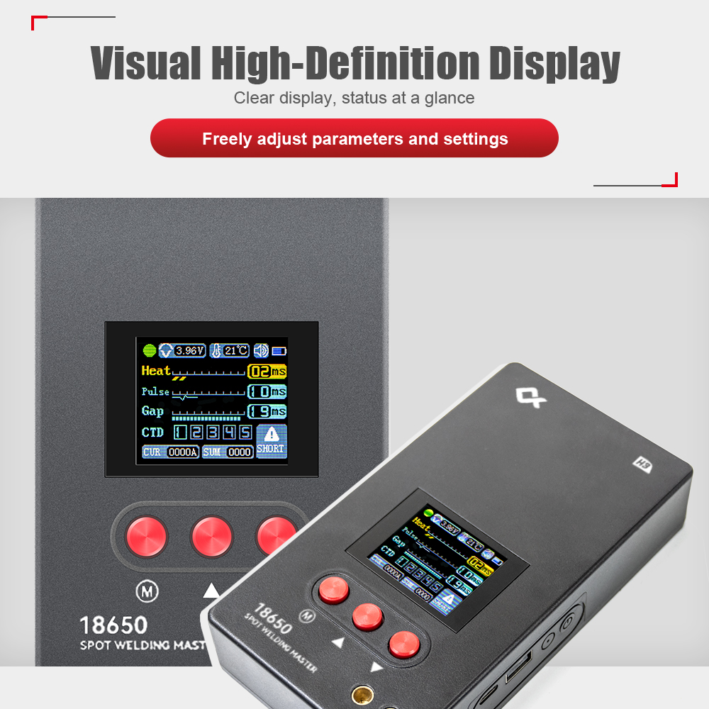 H3-Nist6mm-10m Portable intelligent color screen spot welding machine 6974865243619