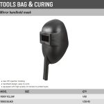 Mirrored handheld mask 110003