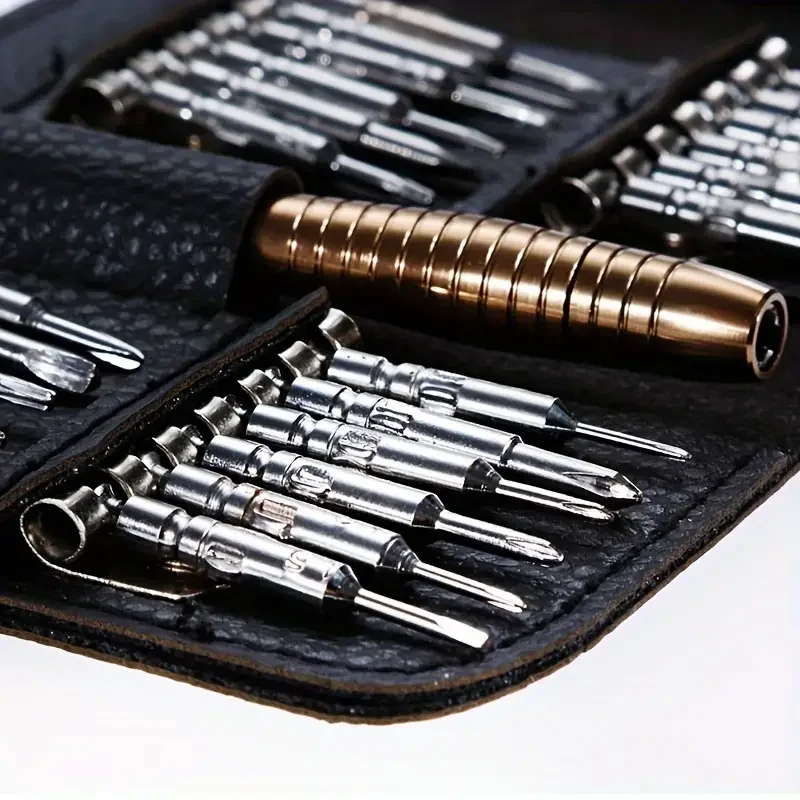 25-in-1 screwdriver set with clamp (non-magnetic)