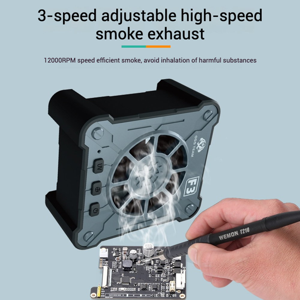 CL02 Fan, dust indicator, and light in one unit 6974865242445