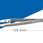 SC-11A White ceramic tweezers