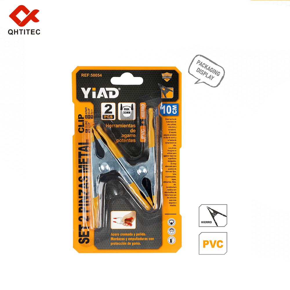50054 2-piece metal clip set 2 PINZAS METAL CLIP