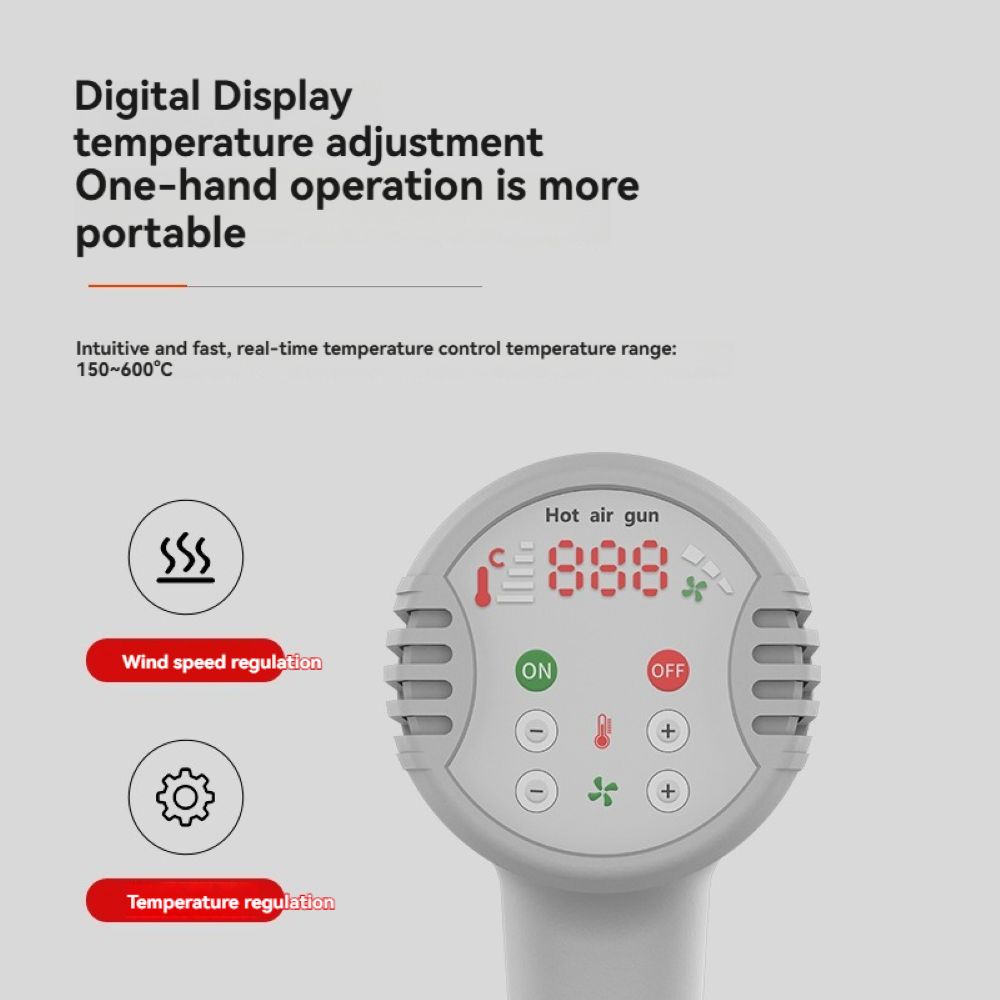 ZHF250712989 Knob-operated hot air gun