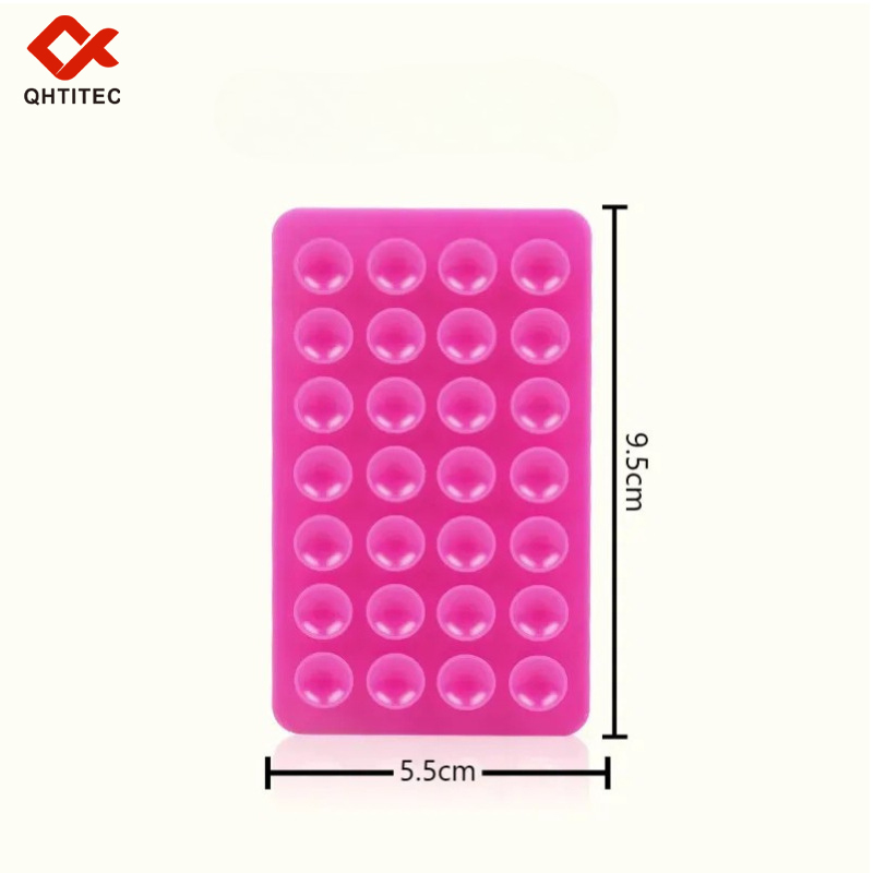 Double-sided silicone suction cup for mobile phones