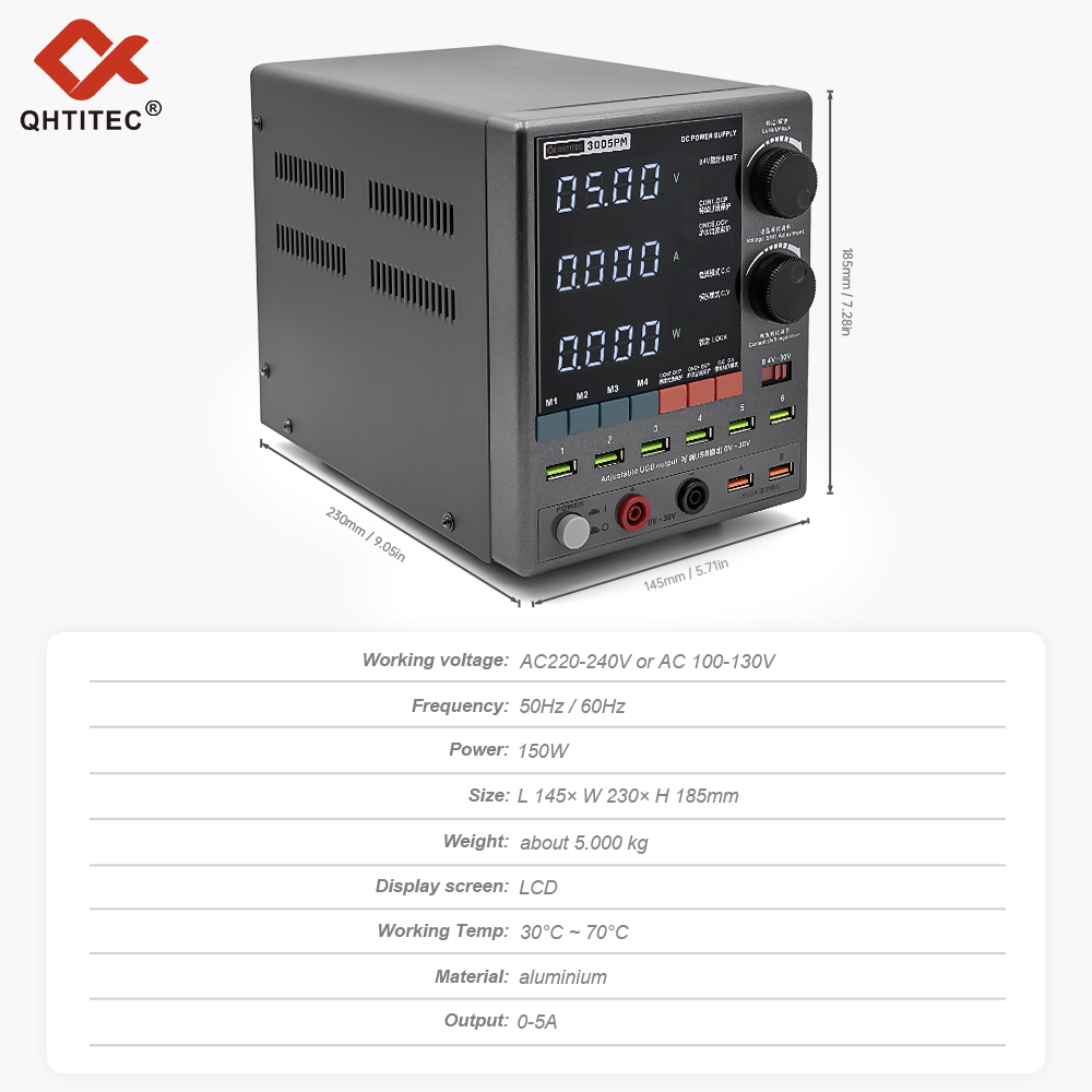 3005PM CNC DC power supply 6974865220078/6974865220085/6974865220092/6974865220108