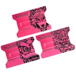 ZHFL-133-Wolf logo  Car wrapping tools, magnetic irregular shape color change wrapping squeegee, professional color change car wrap squeegee tool