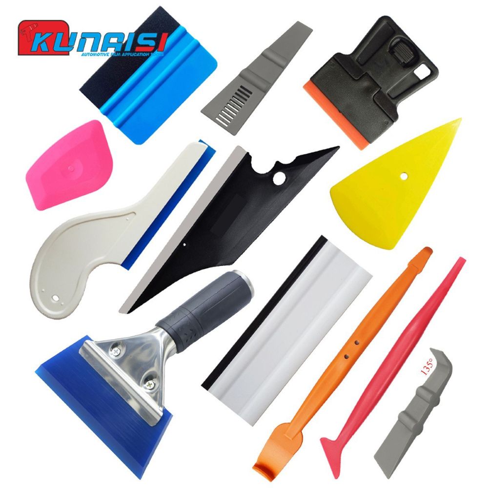 ZYQ25062512-1set  Car wrapping edge finishing tools, gap scraper, and paint protection film tool set.