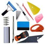 ZYQ25062513-1set Car window tinting tool kit, special tools for applying car window tinting film, including a hard squeegee and cross-border kit.