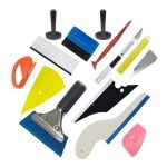 ZYQ25062513-4set  Car window tinting tool kit, special tools for applying car window tint, including a hard squeegee.