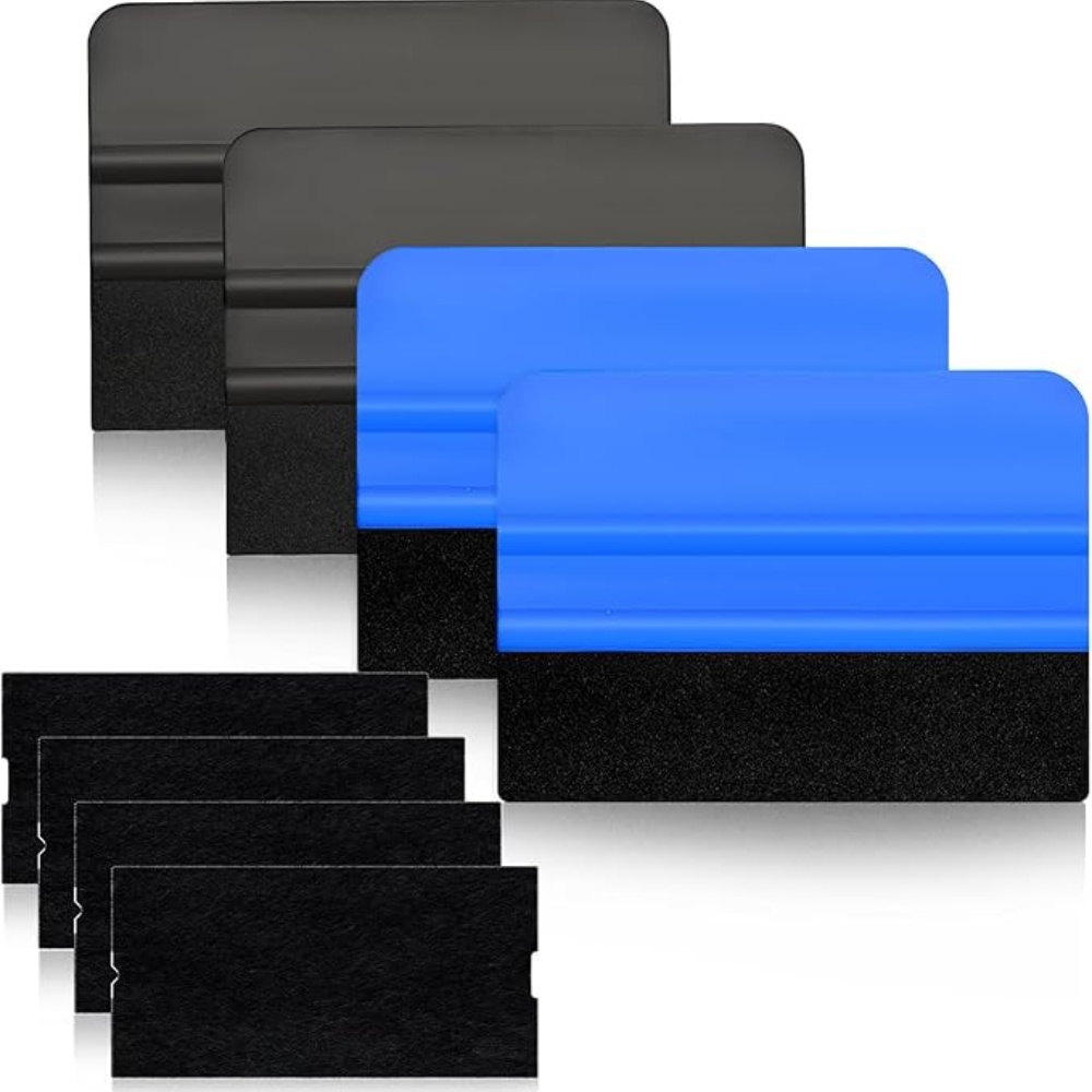 ZYQ2506255-2 set  Car window tinting tool squeegee 10*7cm plastic tinting squeegee advertising squeegee car detailing wash tinting squeegee