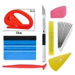 ZYQ2506257-1set  Cross-border car window tinting tool kit, including a squeegee, wrench, and color-changing squeegee. This is a popular cross-border sales kit.
